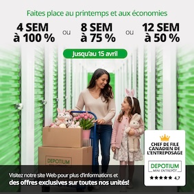 Depotium Mini Entrepot - Candiac Promotion